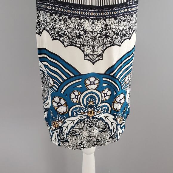 Express Graphic Short Sleeve Shift Dress Size S Petite - Picture 7 of 9